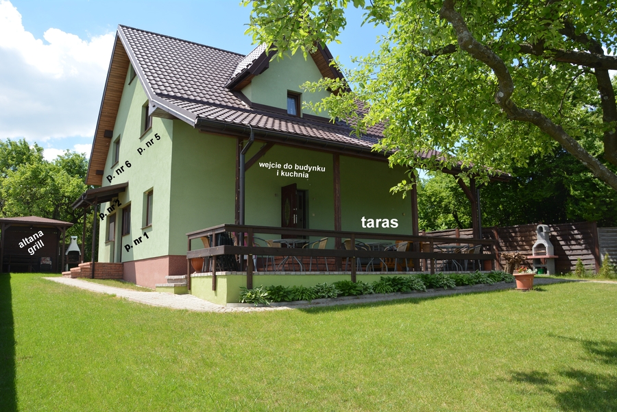 Budynek obiektu Kwatery Augustów
